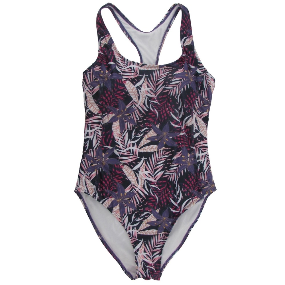 NEW Nicole Miller Studio Racerback One Piece Swimsuit Small Beach Pool $120
